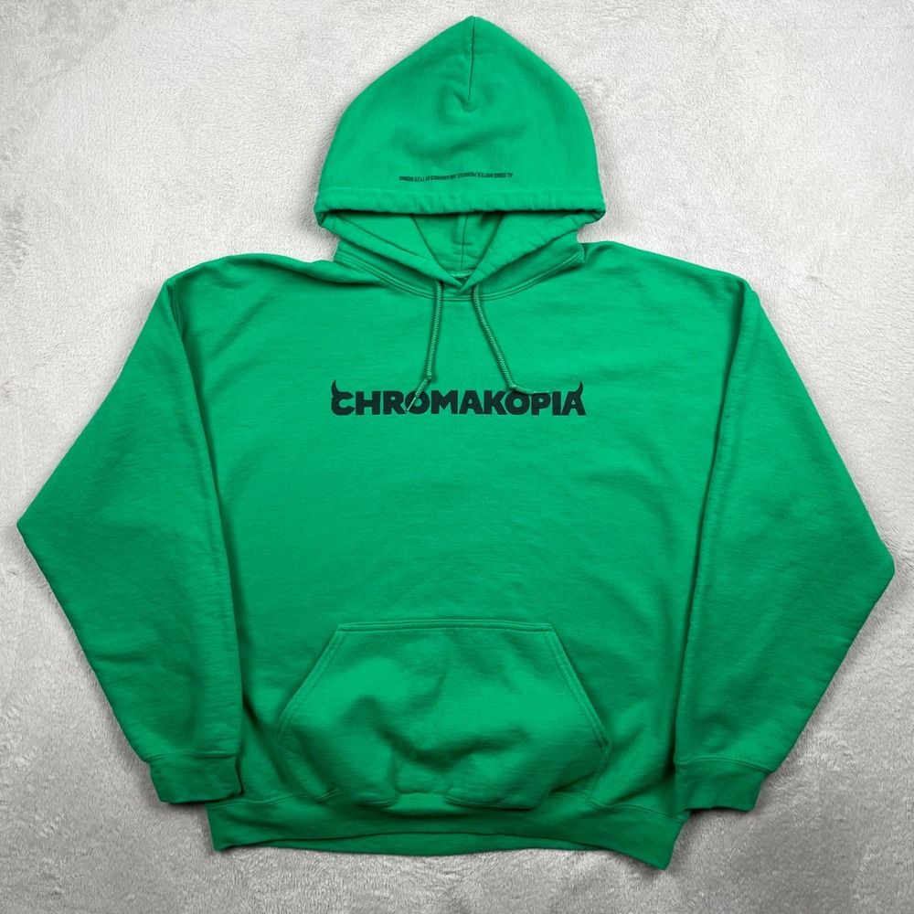 Chromakopia Hoodie Mens XL Green Tyler The Creator Rap Merch Graphic Pullover